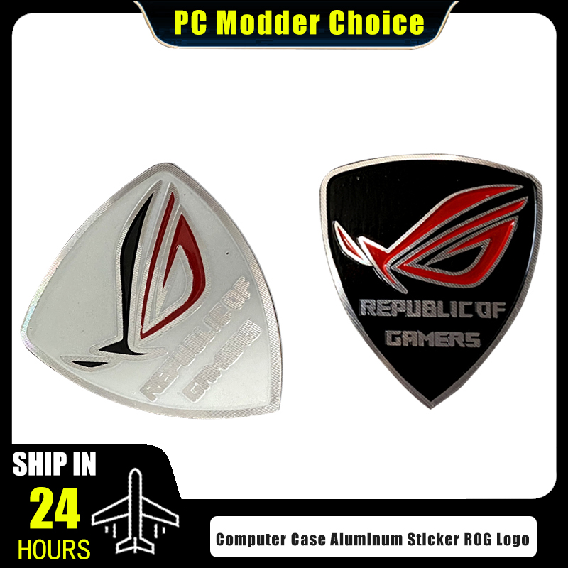 Pc Gaming Lian Li - เคสคอมพิวเตอร์สติกเกอร์อลูมิเนียม ROG โลโก้ Gamer Belief Lable