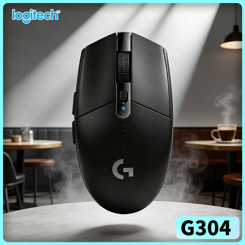 Pc Gaming Logitech - เมาส์เกมมิ่งไร้สาย Logitech G304 LIGHTSPEED ตัวเครื่องภายนอกทนทานต่อการสึกหรอจากการใช้งานในชีวิตประจำวัน