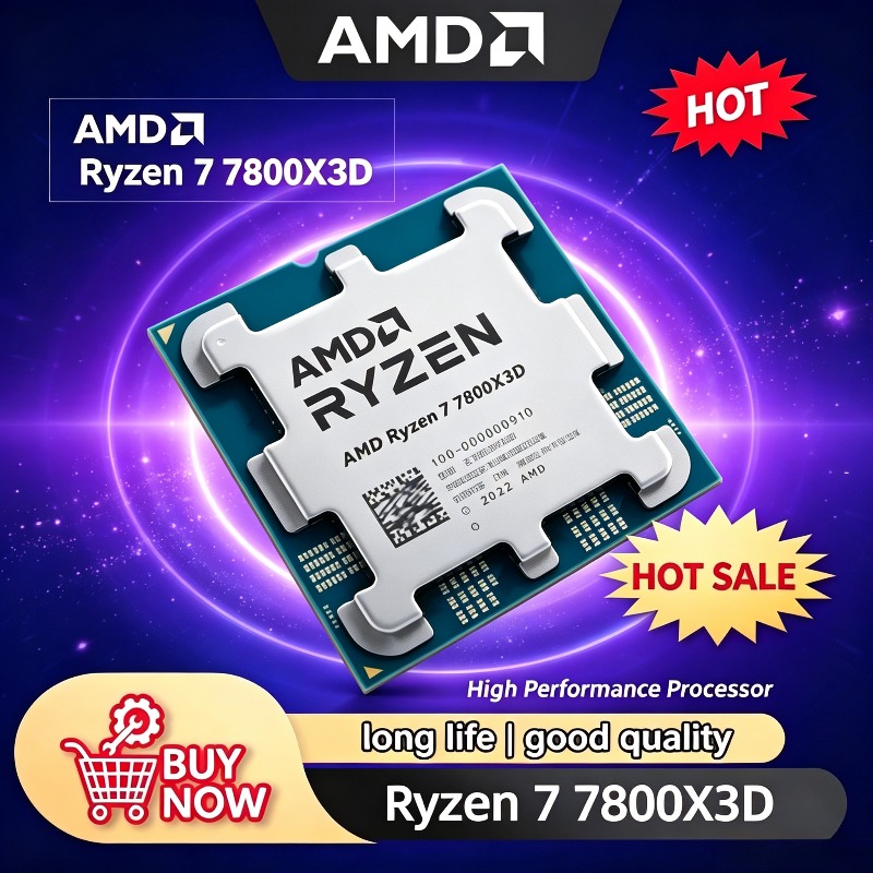 Amd Cpu Ryzen 7 - ซีพียู AMD R7 7800X3D 8-คอร์ 16-เธรด,