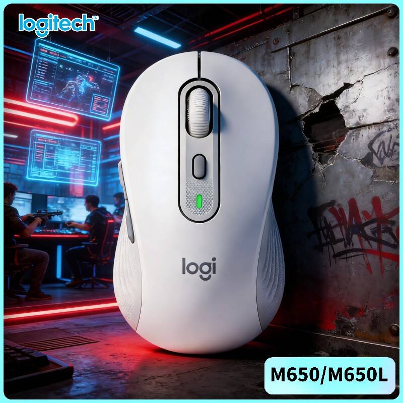Pc Gaming Logitech - เมาส์ Logitech M650/M650L แบบ Ergonomic -