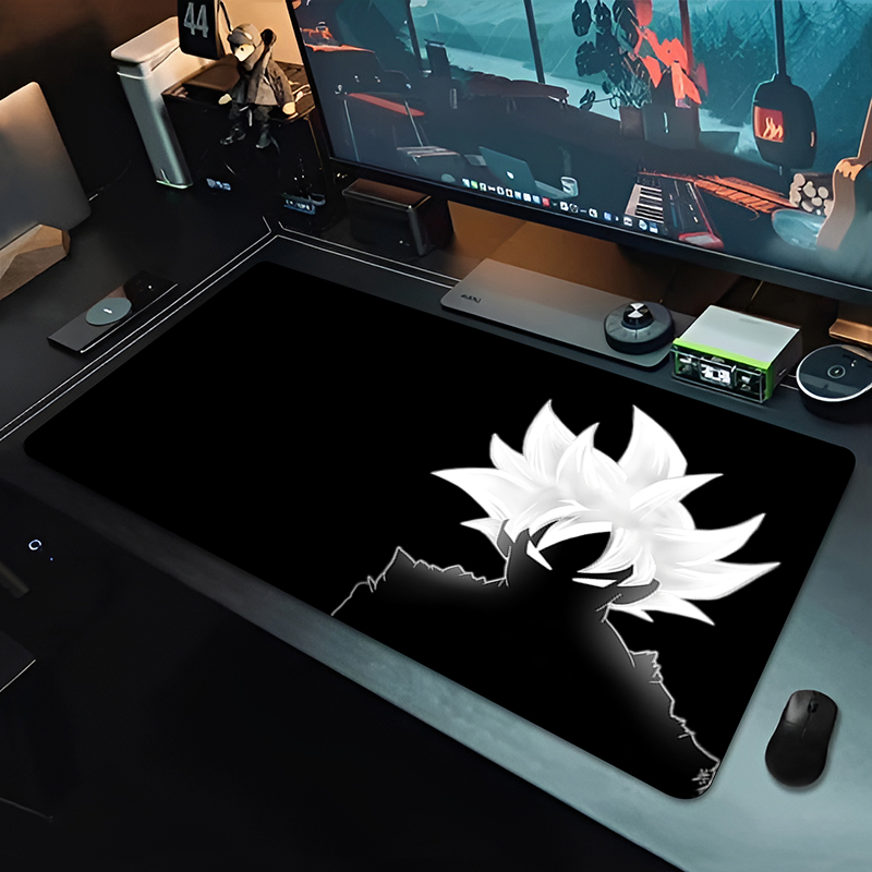 Pc Gaming Anime - แผ่นรองเมาส์อนิเมะ DBZ สีดำ ลายดราก้อนบอล ขนาดใหญ่ สำหรับคอมพิวเตอร์