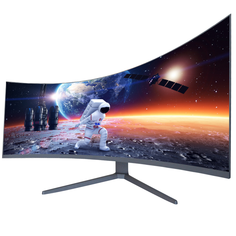 Pc Gaming Ultrawide Monitor - จอคอมพิวเตอร์สำหรับเล่นเกมแบบโค้งขนาด 49 นิ้ว ความละเอียด 4K 5K