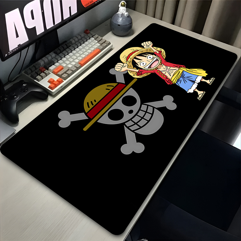 Pc Gaming Anime - แผ่นรองเมาส์คอมพิวเตอร์แล็ปท็อปเกมเมอร์คีย์บอร์ดแผ่นรองเม้าส์อะนิเมะวันพีชน่ารักแผ่นรองเมาส์ขนาดใหญ่พีซีอุปกรณ์เสริมสำหรับเล่นเกมตกแต่งโต๊ะ