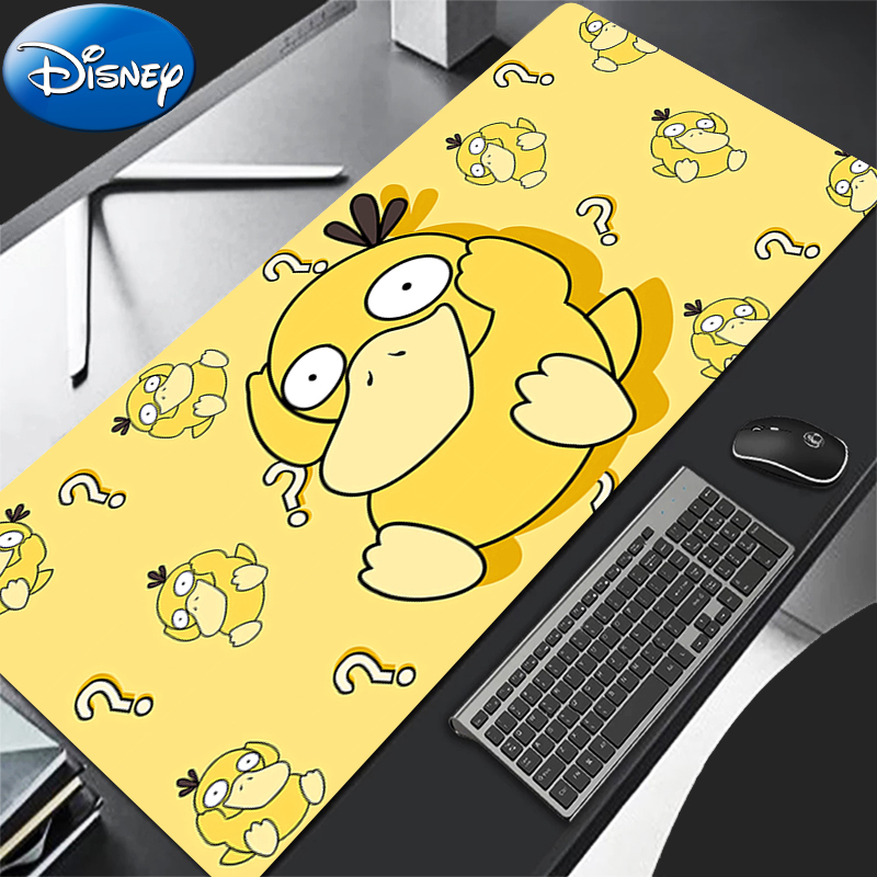 Pc Gaming Anime - แผ่นรองเมาส์สำหรับเล่นเกม P-Pokemon Psyduck 90x40 ซม. อนิเมะ