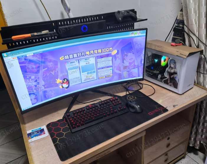 Pc Gaming Ultrawide Monitor - จอเกมมิ่งโค้งขนาด 34 นิ้ว อัลตร้าไวด์ WQHD 3440x1440