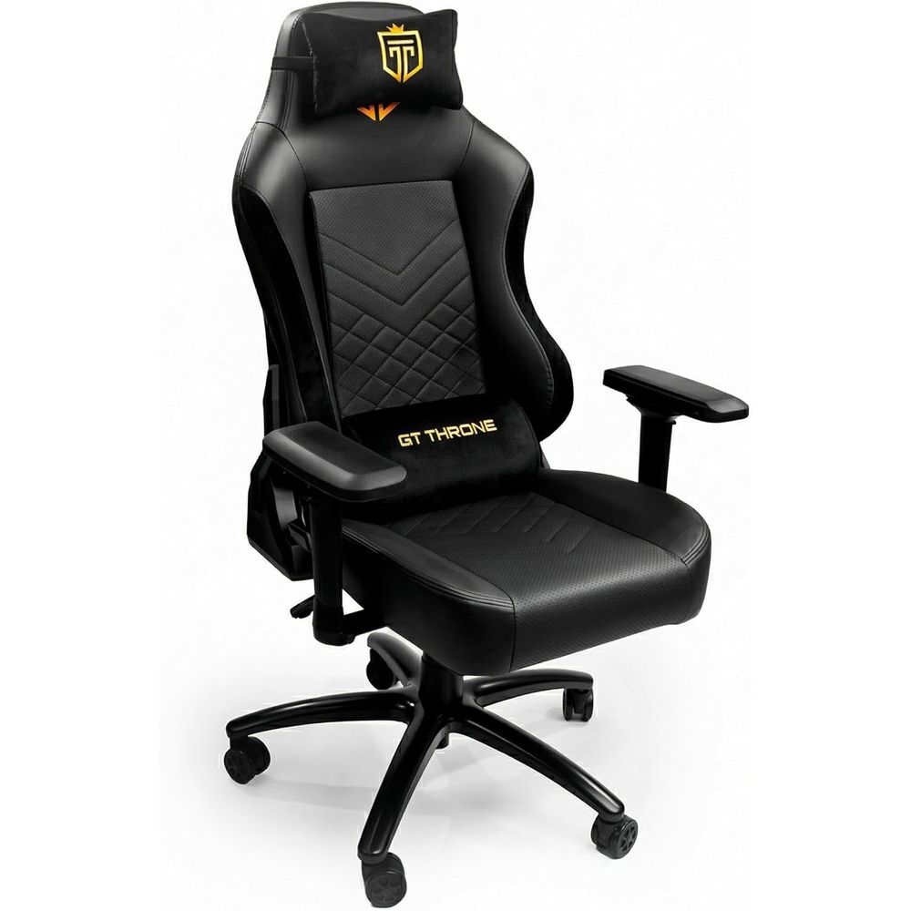 Gaming Chair - เก้าอี้เล่นเกมปรับเอนตามหลักสรีรศาสตร์สำหรับคนตัวใหญ่และสูง ที่วางแขนแบบ 3 มิติ พนักพิงปรับได้ รองรับน้ำหนักได้สูงสุด
