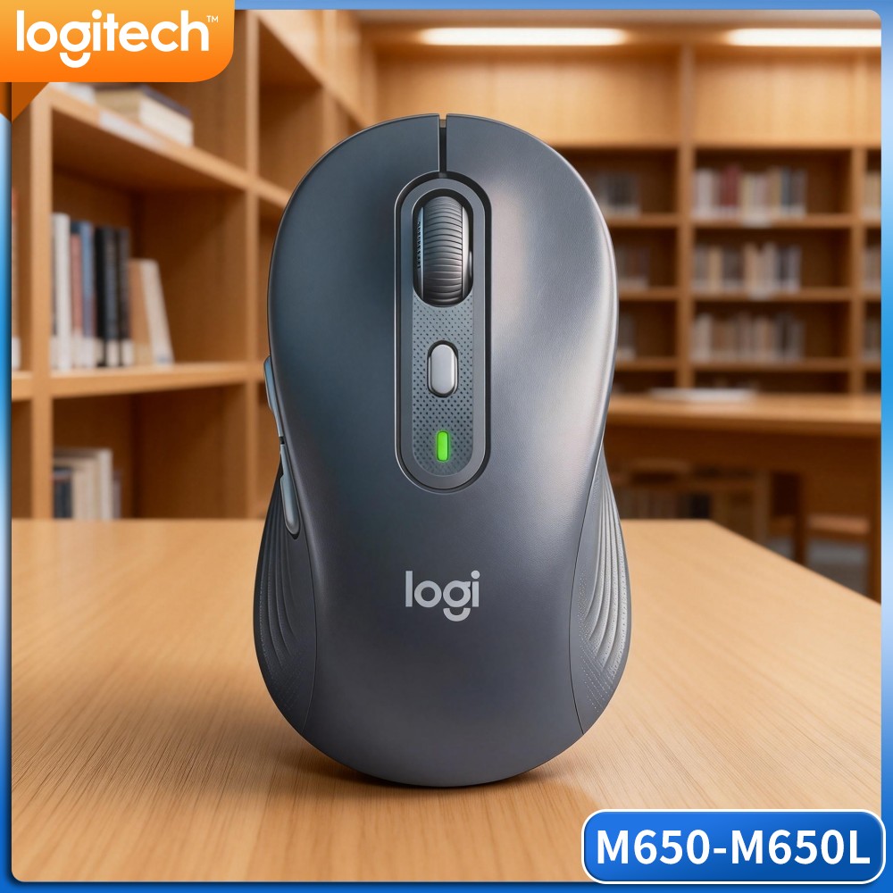 Pc Gaming Logitech - เมาส์ไร้สาย Logitech M650/M650L Signature ผลิตจากพลาสติกรีไซเคิล พร้อมระบบเลื่อนอัจฉริยะ