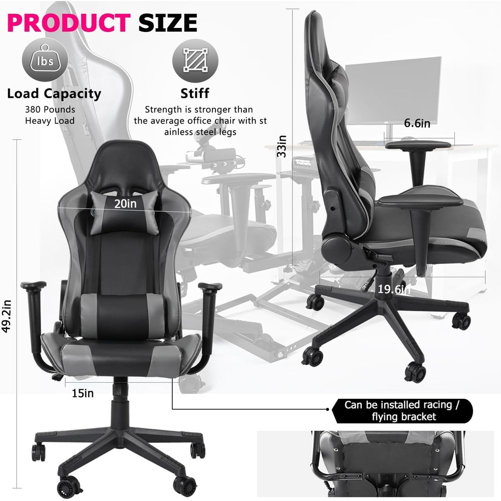 เก้าอี้เกมมิ่งพนักพิงสูงปรับเอ - Gaming Chair บทวิจารณ์และราคา