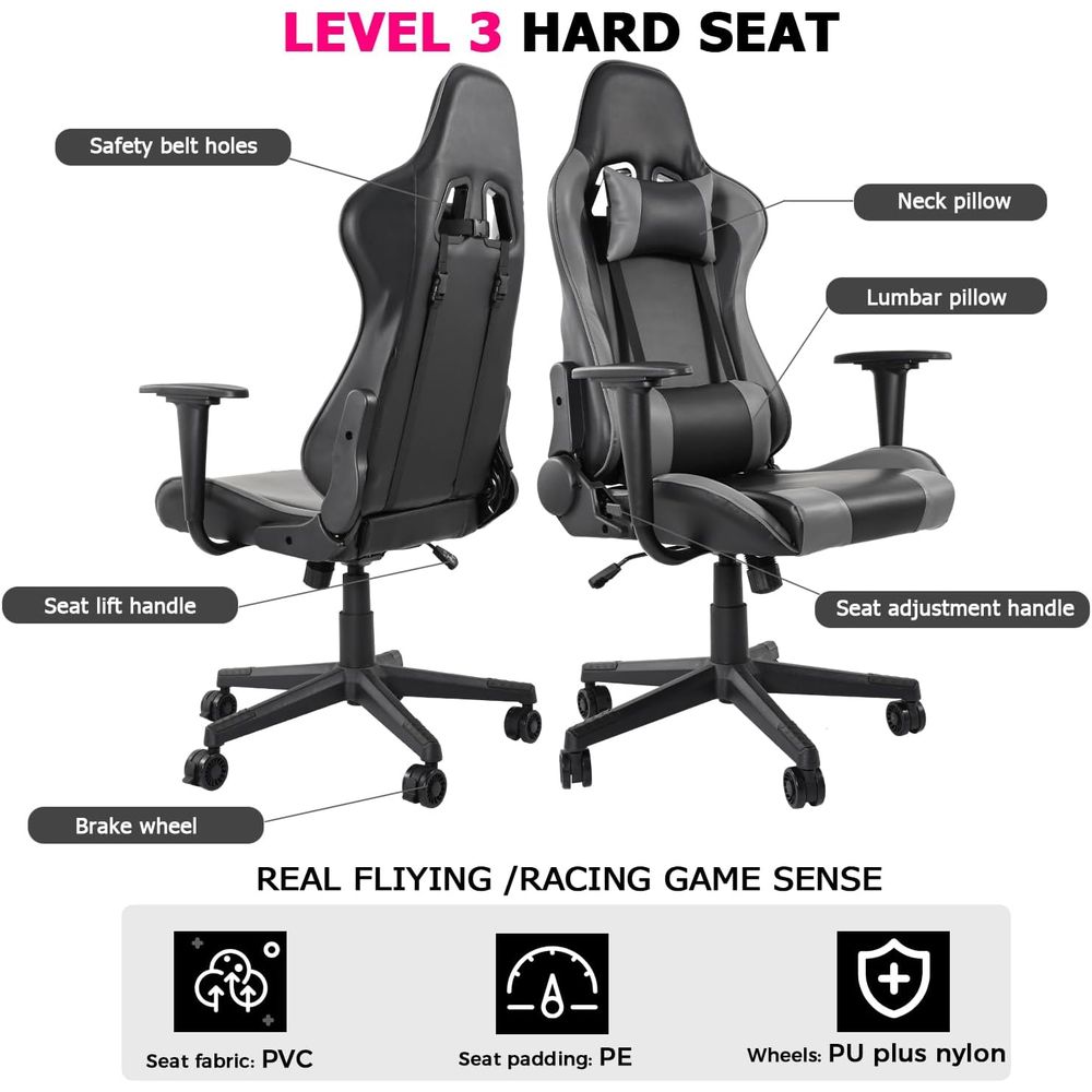 เก้าอี้เกมมิ่งพนักพิงสูงปรับเอ - Gaming Chair บทวิจารณ์และราคา