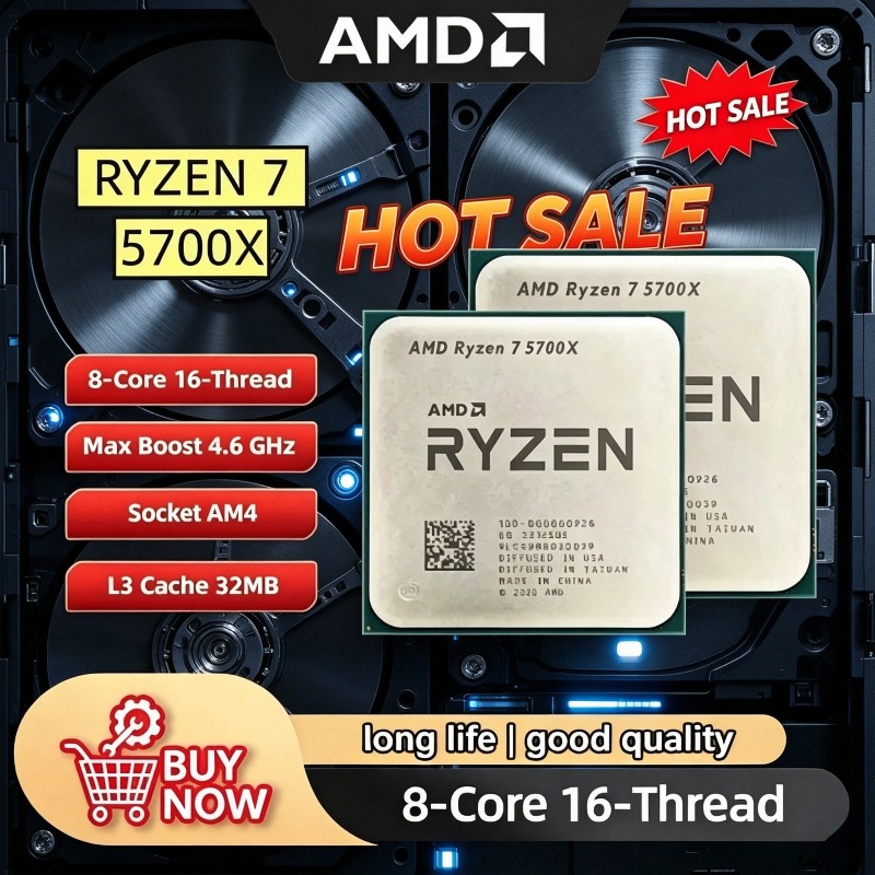 AMD Ryzen 7 5700X ซีพียูเดสก์ท - Amd Cpu Ryzen 7 บทวิจารณ์และราคา