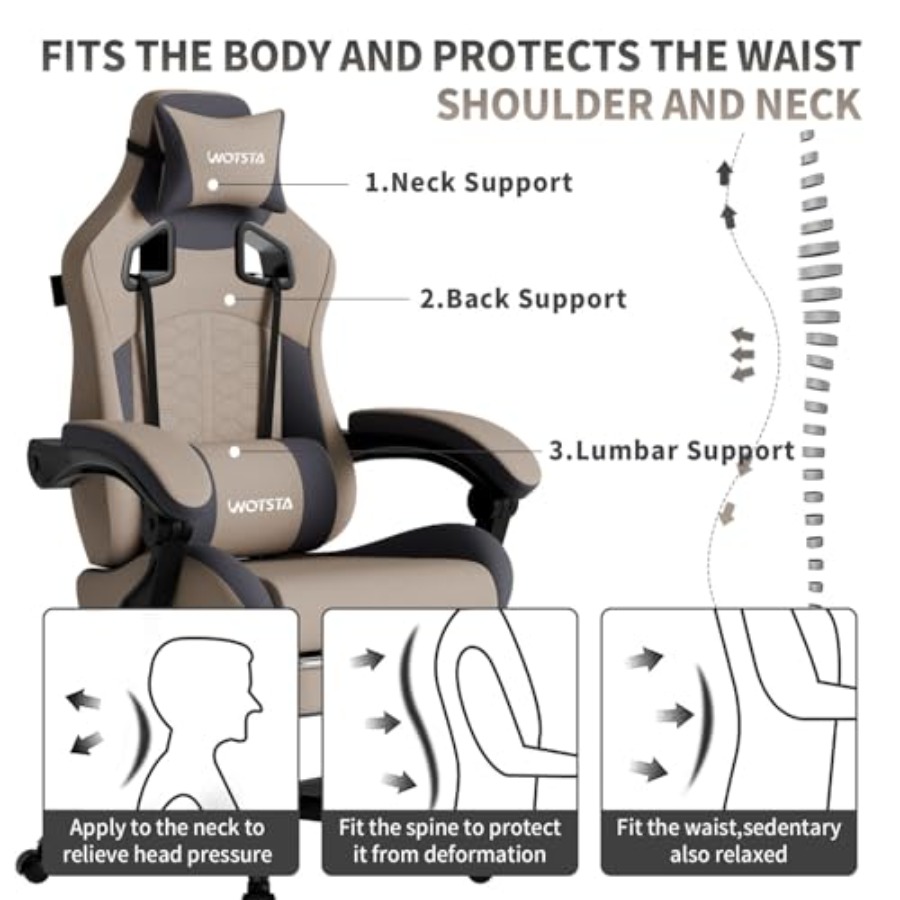 เก้าอี้เกมมิ่งพร้อมฟังก์ชันนวด - Gaming Chair บทวิจารณ์และราคา