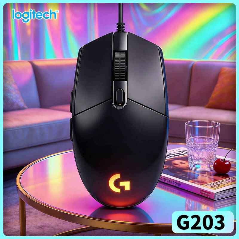 เมาส์เกมมิ่ง Logitech G203 LIG - Pc Gaming Logitech บทวิจารณ์และราคา