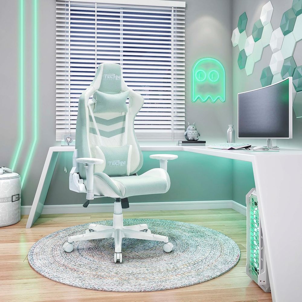 เก้าอี้เล่นเกมผ้าหลายชั้นสีเขี - Gaming Chair บทวิจารณ์และราคา