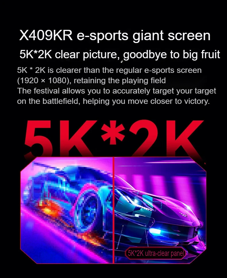 จอเกมมิ่งโค้งขนาด 40 นิ้ว 5K*2 - Pc Gaming Ultrawide Monitor บทวิจารณ์และราคา
