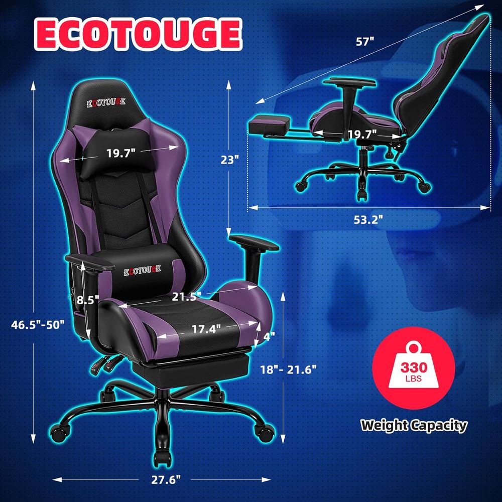 เก้าอี้เกมมิ่งสไตล์เรซซิ่งพร้อ - Gaming Chair บทวิจารณ์และราคา