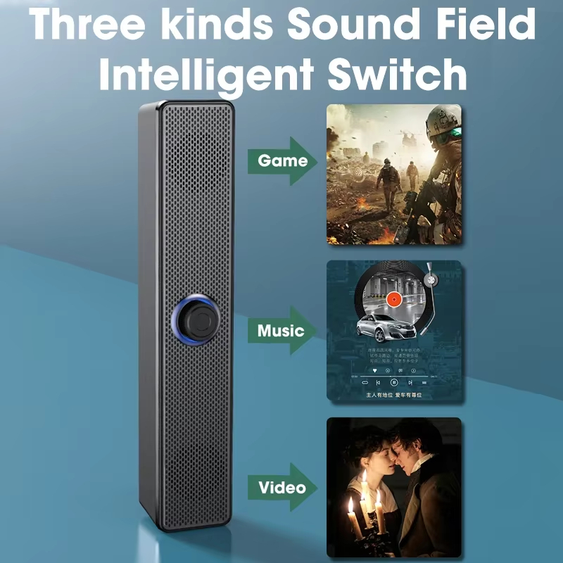 ลำโพงซาวด์บาร์บลูทูธ 5.0 ระบบเ - Gaming Speaker บทวิจารณ์และราคา