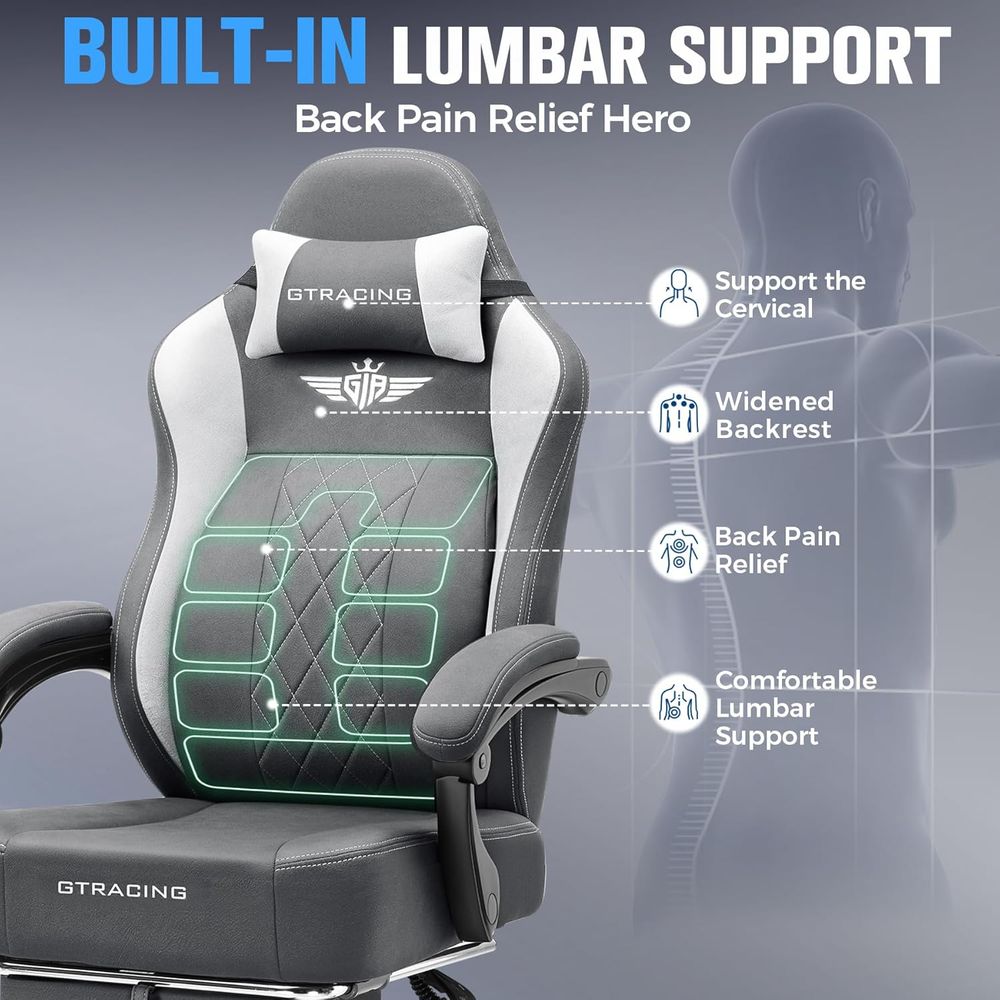 เก้าอี้เกมมิ่งพนักพิงสูงตามหลั - Gaming Chair บทวิจารณ์และราคา
