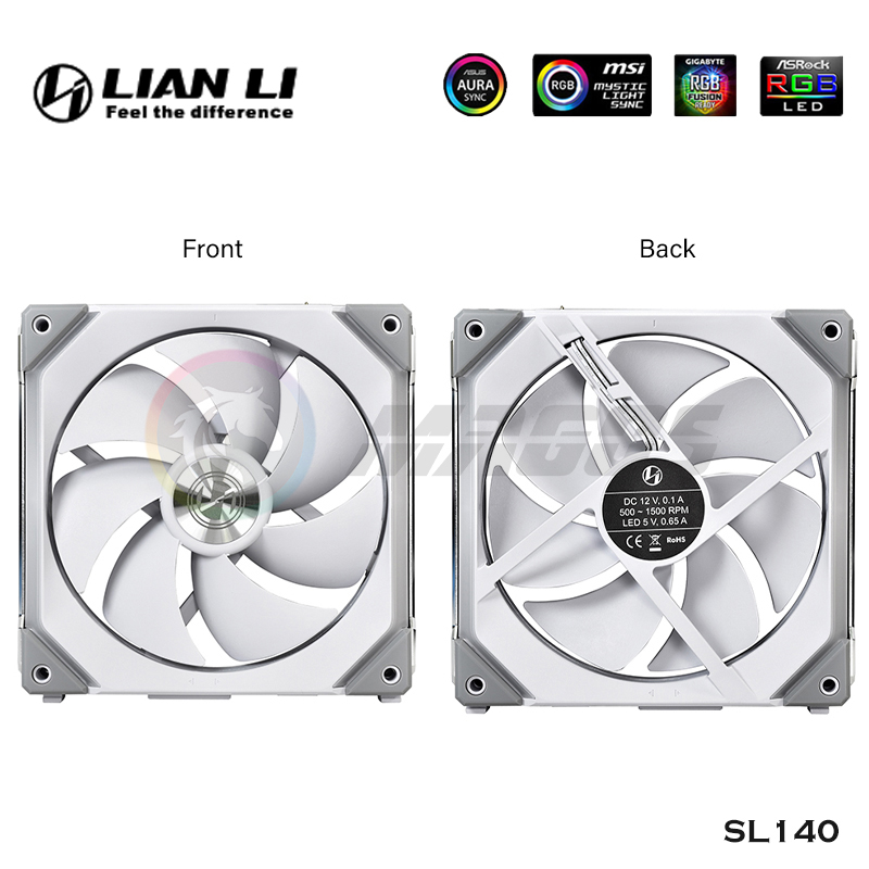 LIAN LI UNI พัดลม SL140 V1 Mod - Pc Gaming Lian Li บทวิจารณ์และราคา