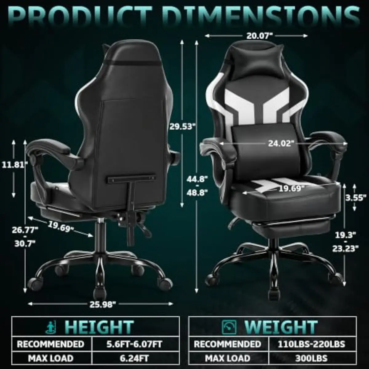 เก้าอี้เกมมิ่งพนักพิงสูงตามหลั - Gaming Chair บทวิจารณ์และราคา