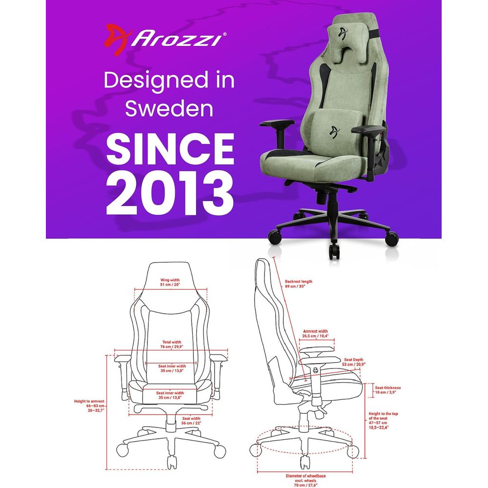 เก้าอี้เล่นเกมขนาดใหญ่ตามหลักส - Gaming Chair บทวิจารณ์และราคา