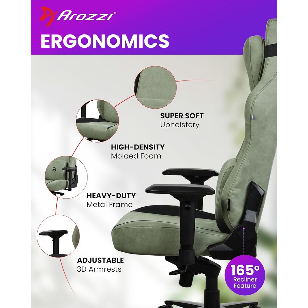 เก้าอี้เล่นเกมขนาดใหญ่ตามหลักส - Gaming Chair บทวิจารณ์และราคา