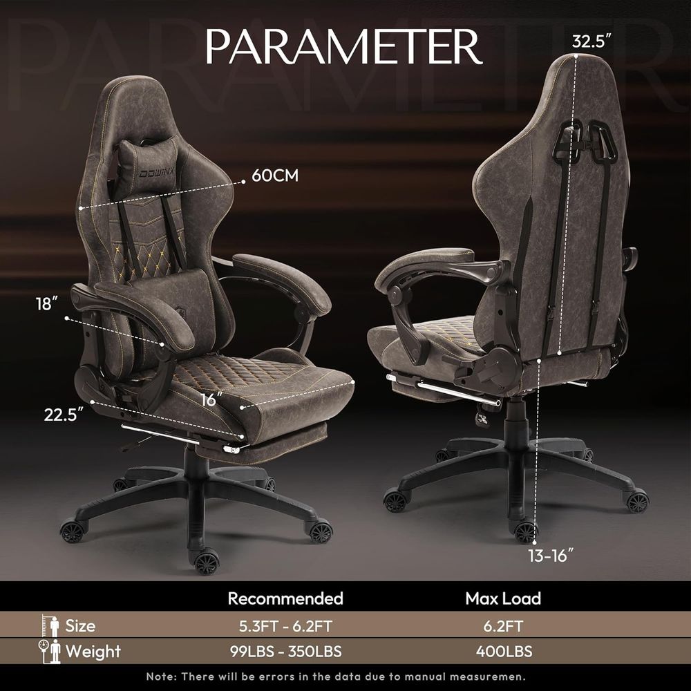 เก้าอี้เล่นเกมสไตล์วินเทจขนาดใ - Gaming Chair บทวิจารณ์และราคา