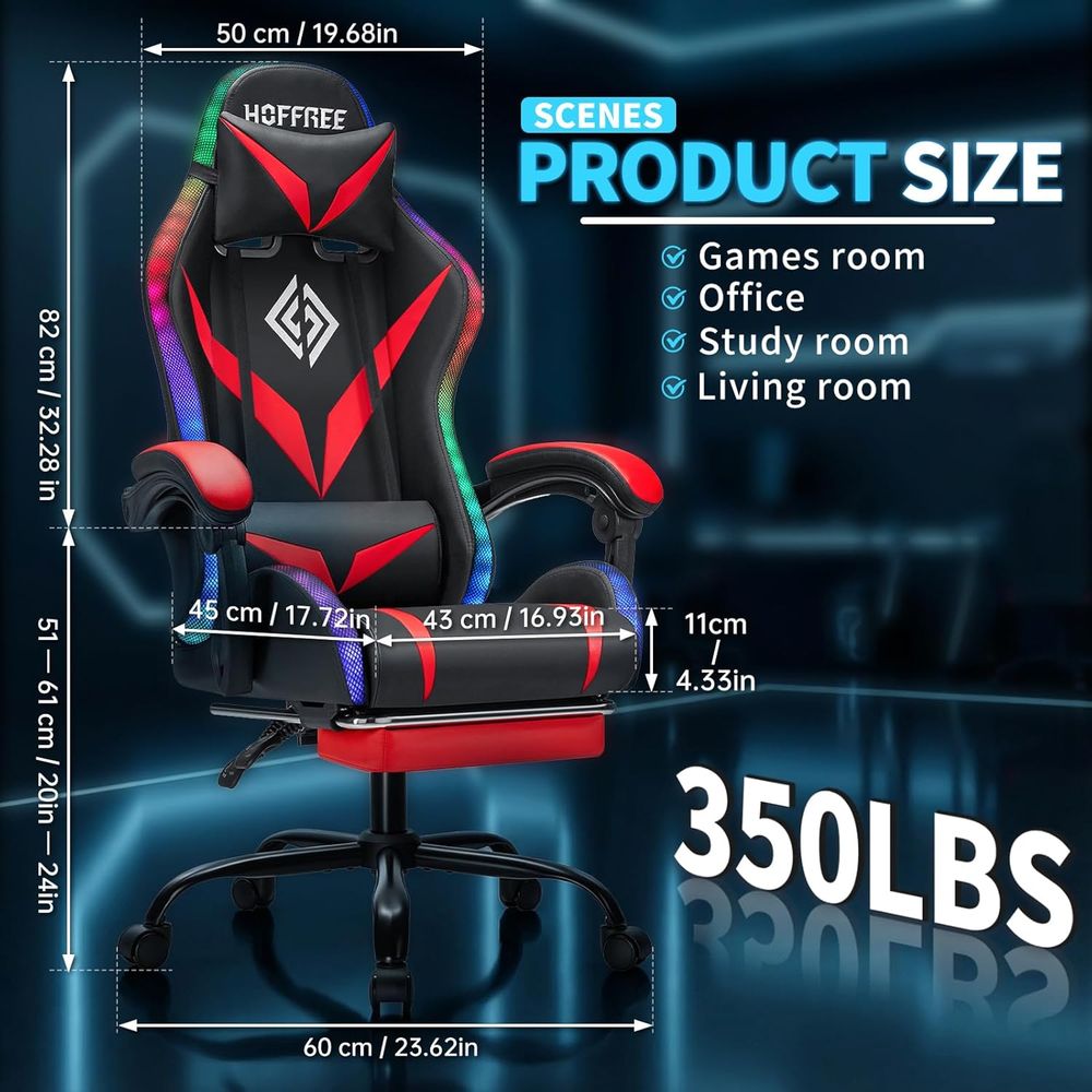 เก้าอี้เล่นเกมพนักพิงสูงตามหลั - Gaming Chair บทวิจารณ์และราคา