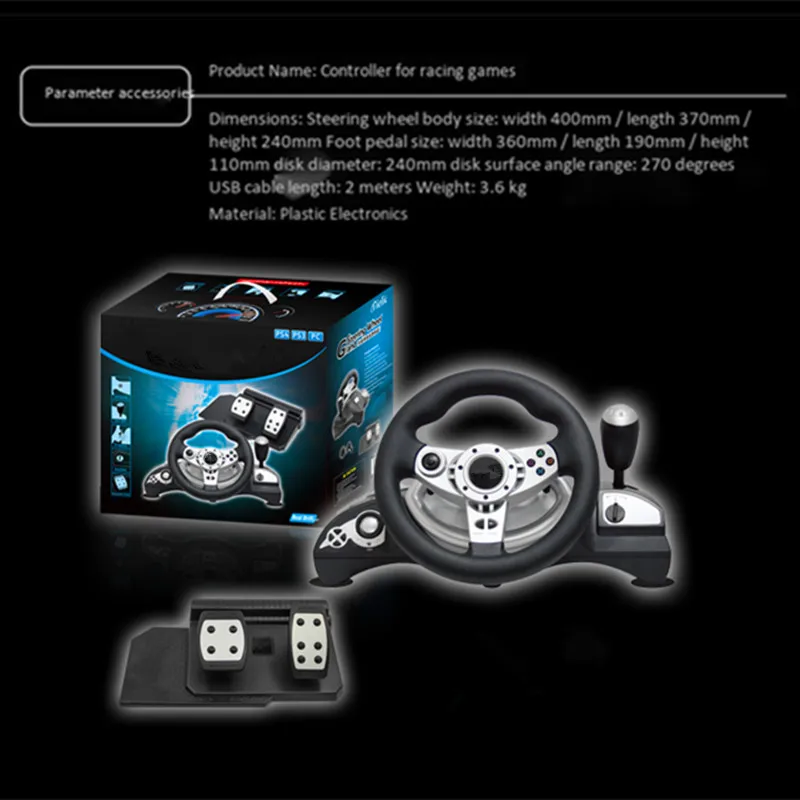พวงมาลัยเกมคอมพิวเตอร์แบบสั่นส - Pc Gaming Xgear บทวิจารณ์และราคา